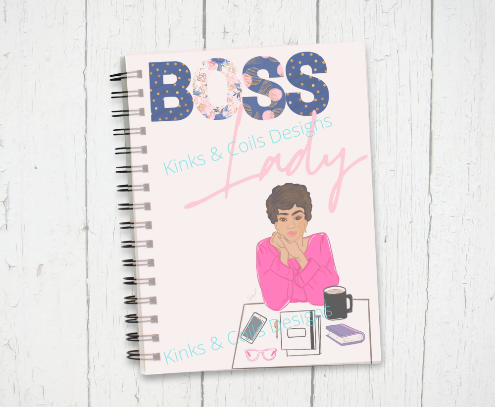 Boss Lady Desk Spiral Notebook