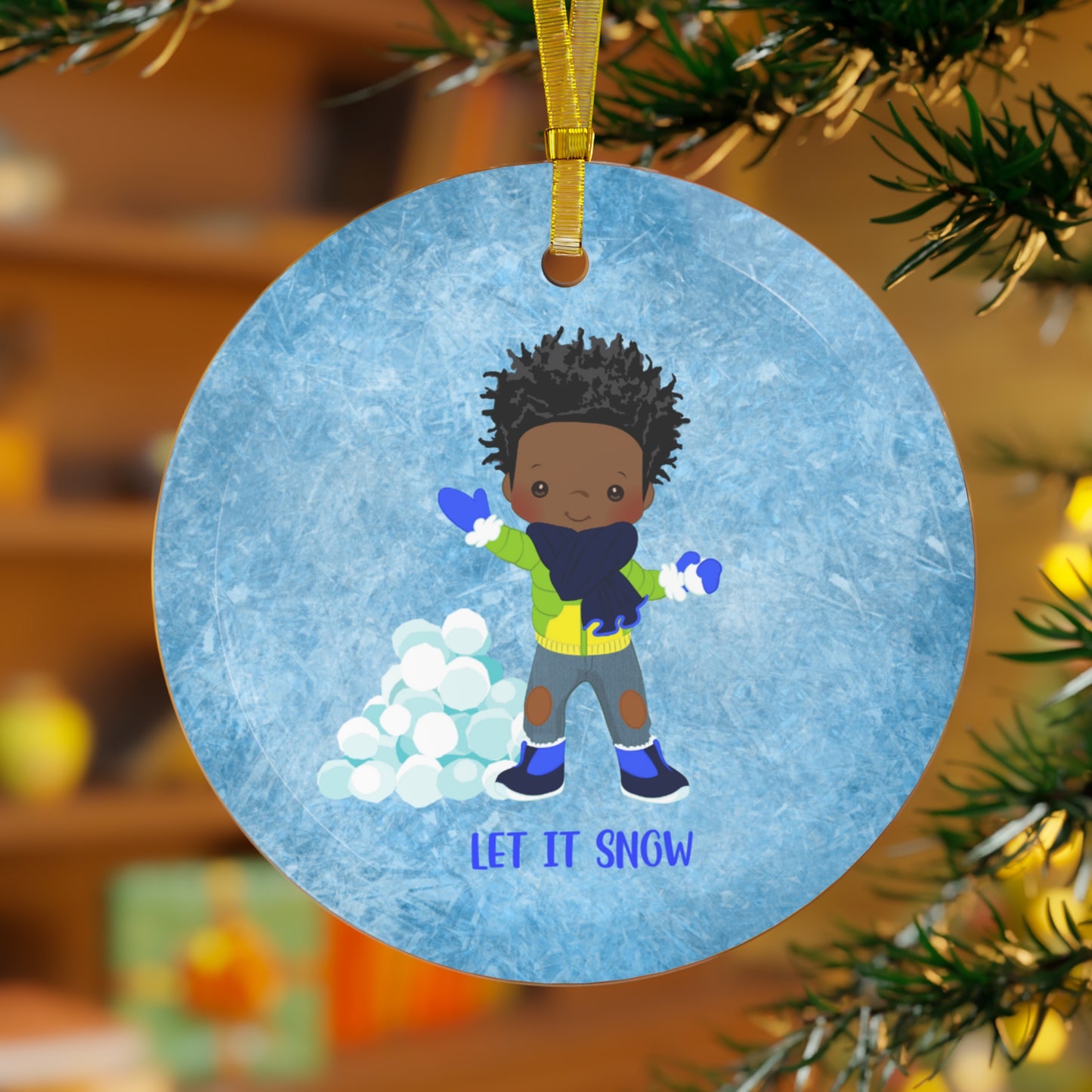 Let it Snow Christmas Ornament