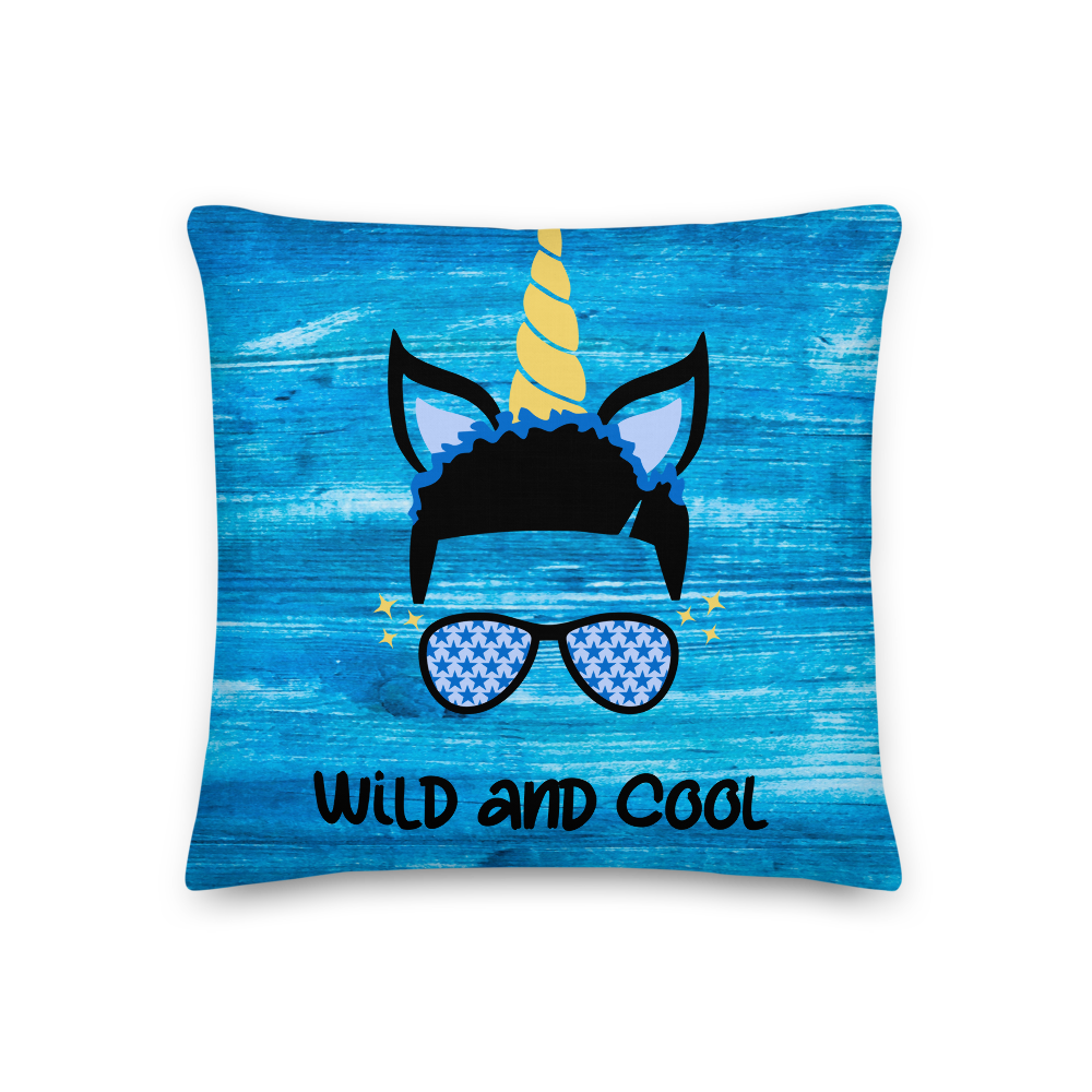 Afro Unicorn Wild Pillow