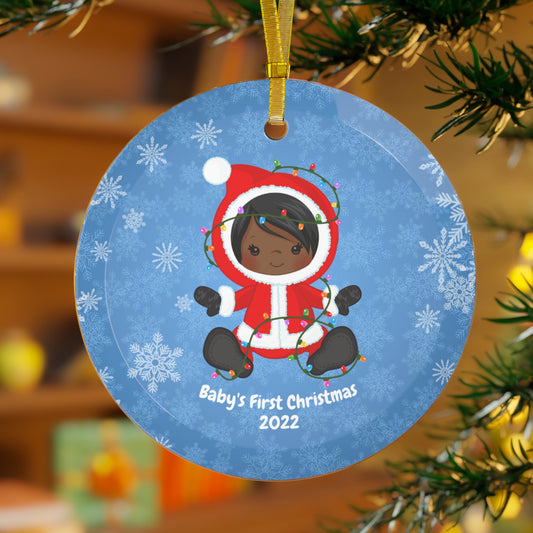 Baby's First Christmas Santa Ornament