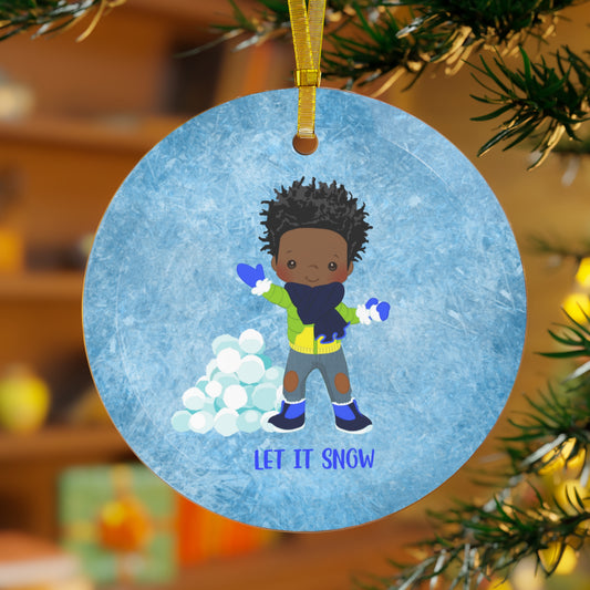 Let it Snow Christmas Ornament